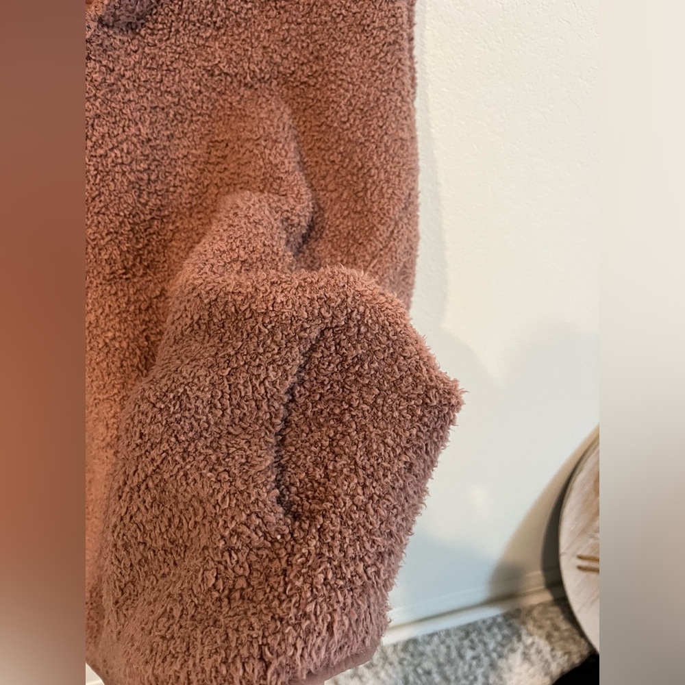 Skims Small/Medium Teddy Material Pullover - image 4